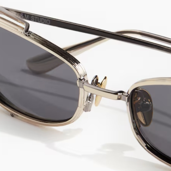 *LAST CHANCE* Viral Sunglasses H&M Studio Collection Sunglasses Two-Toned NWT - Picture 2 of 6
